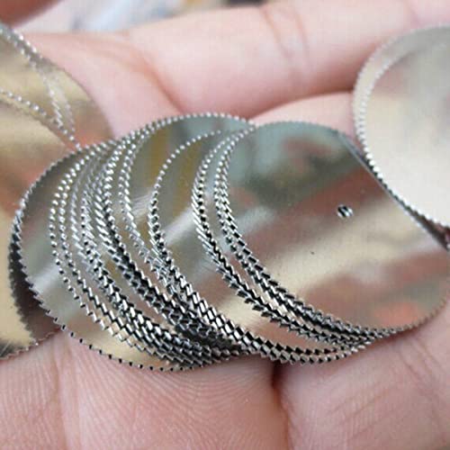 10PCS 22mm Stainless Steel Wood Cutting Discs for Dremel Rotary Tool Circular Saw Blade