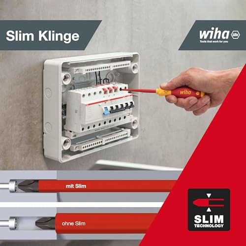 Wiha Schraubendreher Set, 12-TLG., SoftFinish, ergonomischer Griff für kraftvolles Drehen, Allrounder für Industrie und Handwerk, Schlitz - Kreuz/Phillips - Torx - Pozidriv - Afbeelding 3