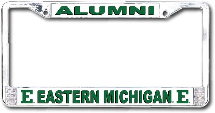 Eastern Michigan University Alumni Metal License Plate Frame