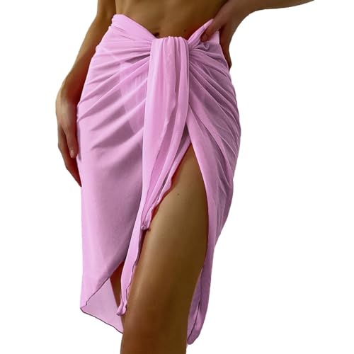 Generic Mesh Swim Skirt for Women Swimsuit Bathing Suit Cover Up Bottoms Coverup Skirt Tankini Bikini Bottom Cover Up