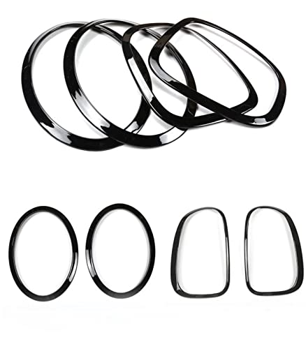 Sourcils de phares pour Mini Cooper JCW F55 F56 contre le style d'origine fade