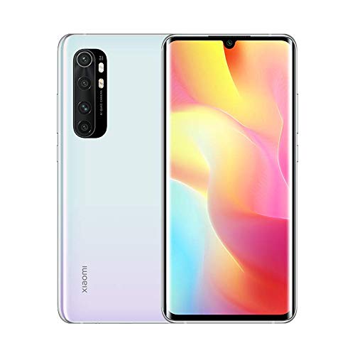 Xiaomi Mi Note 10 Lite - Smartphone de 6.47' (Pantalla curvada AMOLED 3D, 6 GB RAM, 128 GB ROM, cámara Quad de 64 MP) Glacier White