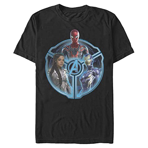 T-shirt Marvel manches courtes noir 4XL avec motif imprimé Trio Sigil pour homme