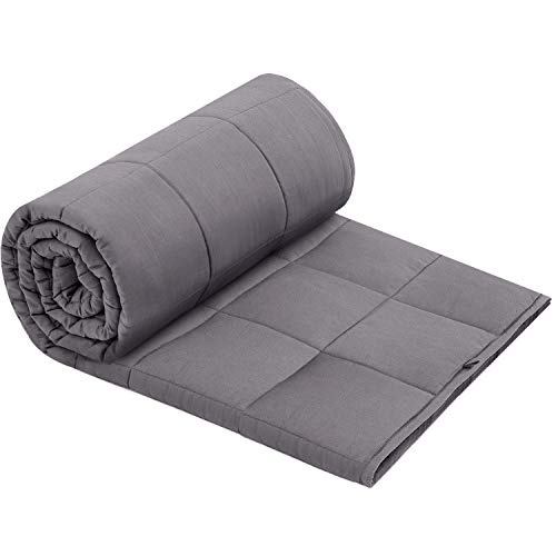 joybest Weighted Blanket 12 LBS 48X72 Twin Full Size Soft Comfortable Breathable 100%