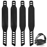 2 Paar Universal Pedalriemen, Verstellbare Pedalriemen Fahrrad, Heimtrainer Pedal Straps für Stationäre Fahrräder, Bike Pedal Riemen, Passend für die Meisten Heimtrainer
