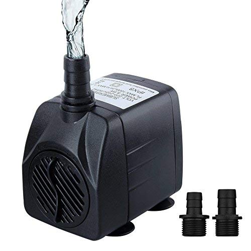 Miniatura 4 de Bomba Sumergible, Cadrim Bomba De Agua Para Acuario,1200l H 220-240v 50hz 25w Bomba De Acuario,Estanque, Fuente, Natación, Sin Ruido 1200ml