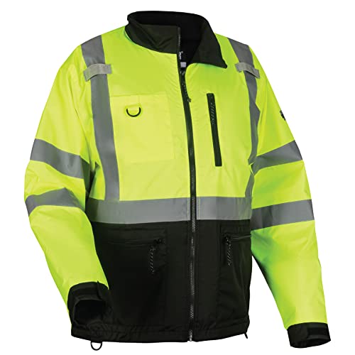 Ergodyne 23424 Glowear 8351 Windbreaker Jacket, Hi Visibility Reflective Jackets cover