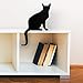 Cat Figurine for Home Decorations & Living Room Decorations- Funny Cat Stuff for Cat Lovers, Cat lover gifts ideas - Metal Cat Decorations, Black Cat Statue for Shelf Decor - Diva Black Cat Decor