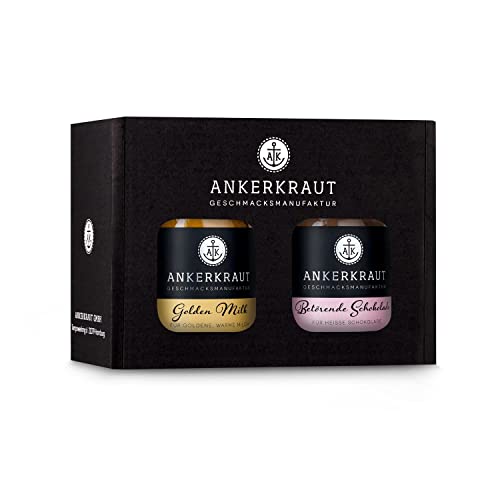 Ankerkraut Box Warm-Up, mit Golden Milk und Betörender Schokolade, im Korkenglas