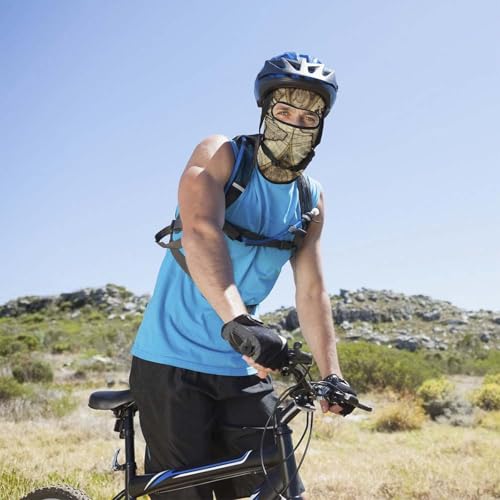 Balaclava para Hombres Máscara de Esquí Mapa Antiguo Mundo Globo Máscara Facial Invierno para Ciclismo miniatura 4