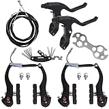 Gashwer Complete Bike Brakes Set, Universal Bike Front and Rear MTB Brake, Inner and Outer Callipers...