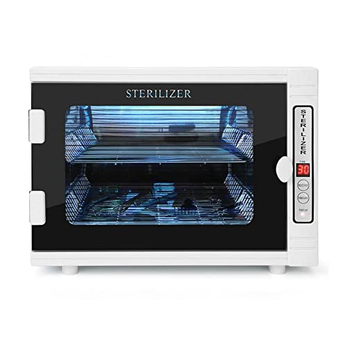 Hot Heat Towel Warmer with Two Layers Stainless Tray Cabinet Multi-Functional 12L for Manicure Spa Hair Beauty Salon Barber Dental Clinic Family Scissor Tools Health Steamer Equipment