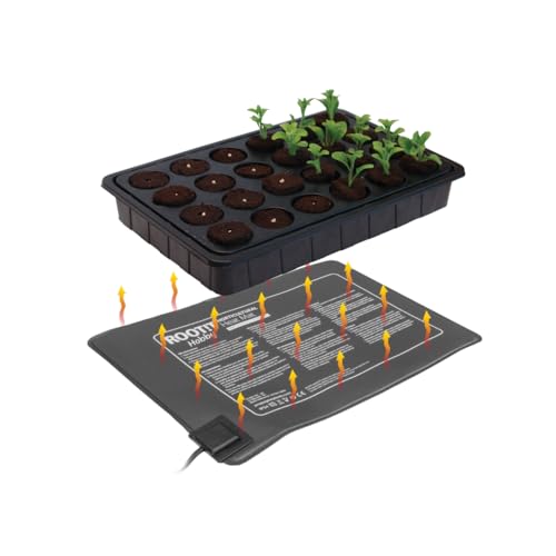 Hydroponics Greenhouse Propagation Root Seed Starter Kit Garden Seedling Heat Ma