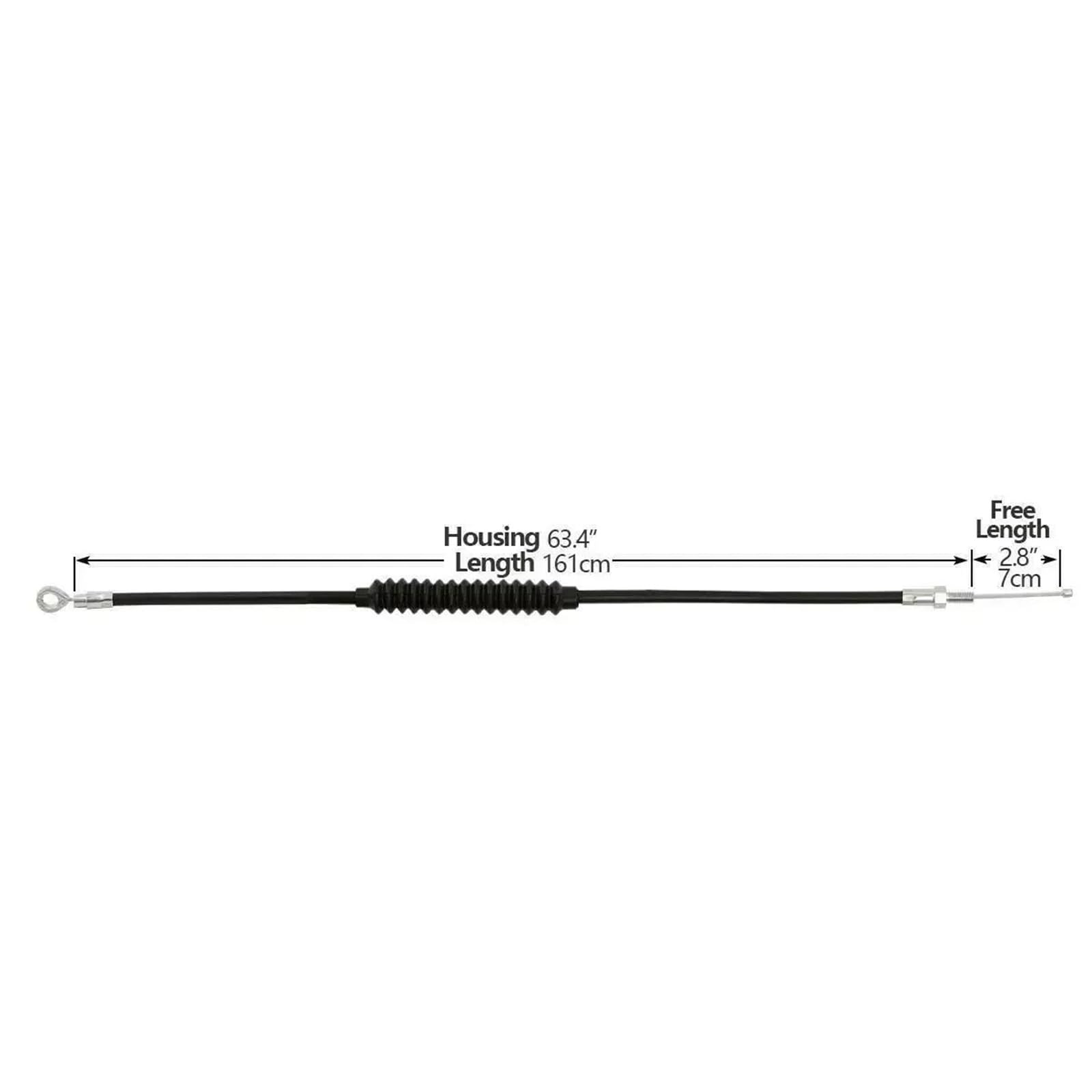 Cable De Embrague Freno 161 Cm, Motocicleta, LW para Harley Low Rider FXDL 2001 2002 2003 2004 2005