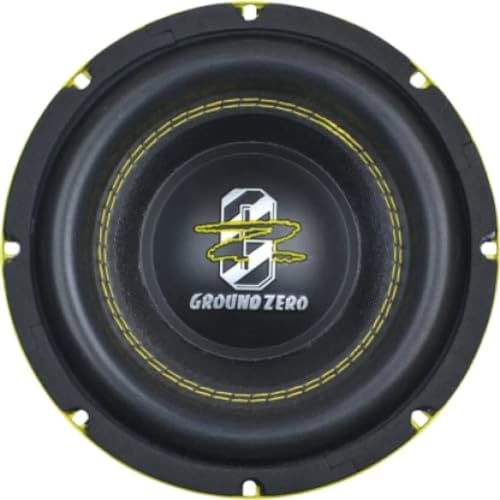 Ground Zero GZRW 8XSPL 20cm passiver Subwoofer mit 1000 Watt (RMS:500W)
