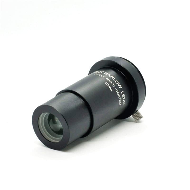 Aurorad Accessori for telescopi astronomici 5X Barlow Mirror Extender 1,25 Pollici 31,7 mm con M42