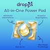 Dropps 4-in-1 Plus Oxi Laundry Detergent Pods, Crisp Breeze (63 Count) - Laundry Pods | Advanced Odor Defense | Fights Stains | Whitens & Brightens | Clean Ingredients | Plastic Free Packaging
