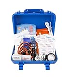 Always Prepared Marine First Aid Kit for Boat - Compact First Aid Kit for Boating, Hiking, Fishing - Waterproof First Aid Kit w/Compass, Flashlight, & More - Versatile Camping First Aid Kit (25 pc)