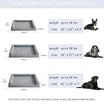 BFPETHOME Orthopedic Washable Dog Beds Large Sized Senior Dog for Comfy Sleeping with Removable Cover, Waterproof Big Soft Pet Couch Bed for Dogs Rerlax - Image 6