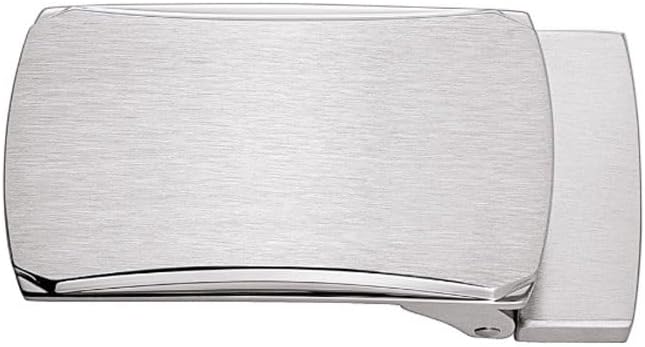 Men's Stainless Steel Perforated Belt Buckle Business Smooth(Style2)