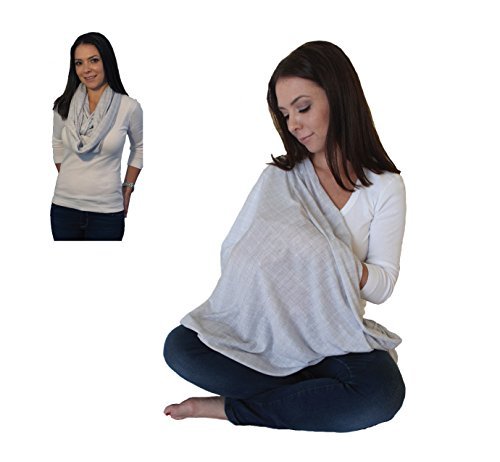 Couverture d'allaitement extra large LK Baby coton sans azoïques