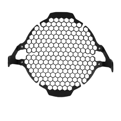 Grille phare Scrambler 800 : cache de protection robuste en métal noir - 6