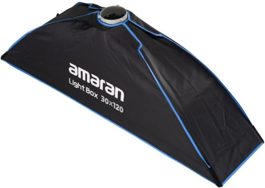 Amaran Light Box 30x120, 1x4ft(30x120cm) Foldable Rectangular Softbox with Bowens Mount for Portrait & Full-Length Photography, Includes Diffusion, Light Control Grid, & Carrying Bag