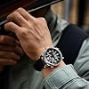 PINDOWS Relojes para Hombre Analógico Digital Multifuncional Deportivo Casual 6