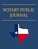 Notary Public Journal: Professional Notary Logbook For Recording Notarial Acts For Texas And All Other States (8.5 x 11; 150 Pages With 300 Entries; Preprinted Sequential Pages And Record Numbers)