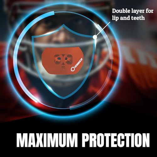 Protector bucal O Shield contra impactos con canales de aire y material suave 3