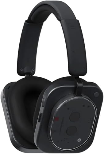 Nothing Headphone (1) Kabellose Over-Ear Kopfhörer mit ANC, bis zu 80h Akkulaufzeit, Hi-Res, Raumklang, wasserfest – Schwarz - 4