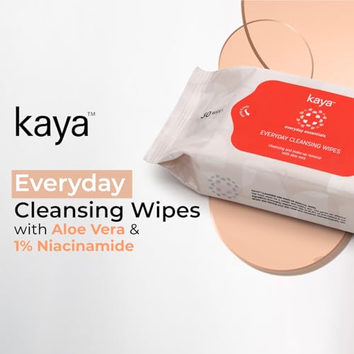 Image of Kaya Everyday Cleansing Wipes | Cleansing | Intense Hydration Wipes | All Skin Types | 30 Wipes (Pack of 2)