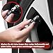 4 Pcs Tyre Valve Caps for Jeep Liberty I 2001 2002 2003 2004 2005 2006 2007, Car Tyre Wheel Stem Covers Corrosion Resistant Leak Proof Dust Screw on Caps Easy to Operation,Red