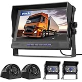 webcam à webcam camera ip 720p Signal numérique sans fil pour une transmission stable:La technologie numérique sans fil avancée garantit une transmission fluide et stable du signal, même à des distances de plus de 30 mètres. Parfaites pour les véhicules de grande taille tels que les camions, les véhicules de loisirs et les remorques, elles assurent une couverture sans faille et sans interférence