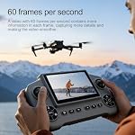 GPS Drone avec 8K UHD Caméra pour Adultes, FPV Drone avec grand écran sur contrôleur, 360° Évitement des obstacles au laser, GPS Retour automatique, mode Circle Fly Headless, sous 249g Léger RC Quadcopter V918