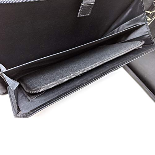 Msp 7 Ring Business Check Portfolio Binder With Handle, Zipper Closure For 3-To-A Pages Business Or Personal Checks With Stub (7 Ring Business Check Portfolio) #TOP7