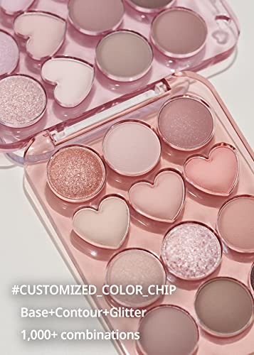 Colorgram Thunderbolt Tint Lacquer - 02 Heart Tok Pin Point Eyeshadow Palette 06(Peach + Coral) Bundle #TOP6