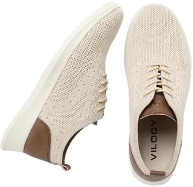 VILOCY Men's Fashion Dress Sneakers Casual Walking Shoes Business...
