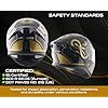 Axor-Apex-Infinity-Full-Face-Helmet-DualSpoiler-RaceReady-Aerodynamic-Design-HighImpact-ABS-Shell-UltraVent-Airflow-System-Black-Gold-XL Axor Apex Infinity Full Face Helmet DualSpoiler RaceReady Aerodynamic Design HighImpact ABS Shell UltraVent Airflow System Black Gold-XL