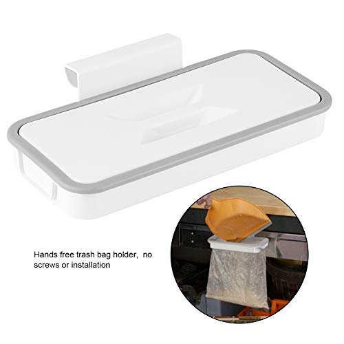Milltrip Trash Bag Holder, Hanging Trash Bag Rack Garbage Waste Holder with Lid for Kitchen Closet Cupboard Bathroom - Convenient Waste Bag Rack by Milltrip - Image 5