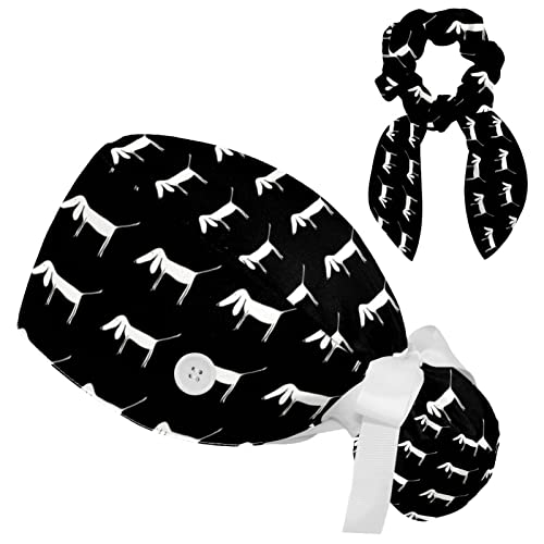 Bonnet de travail bouffant avec élastique et bandeau absorbant - Couleur 7