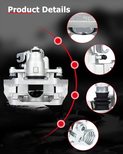 Image of cciyu 18B5213 18B5212 Rear Left & Right Brake Calipers With Bracket For Ford For Flex 2009,For Lincoln For MKS 2009-2011