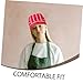 CALLARON Chef Hat Cotton Cooking Hat Breathable Design Unisex Bakery Cap for Kitchen Use for Restaurants and Catering Striped Fashionable Cooking Accessory Multi