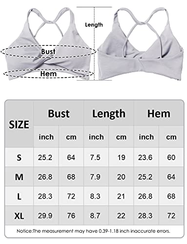 Women Seamless Workout Sports Bra Sexy Twist Front Open Back Yoga Bra Halter Cropped Tops Low Impact V Neck Training Bra #TOP3