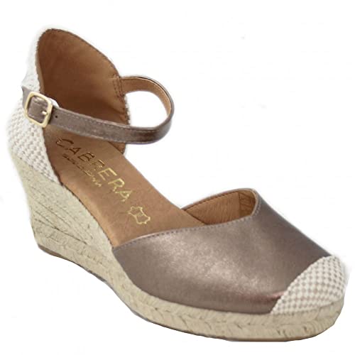 Espadrilles à talon doublées cuir Cabrera 29-5 l'excellence du chaussant