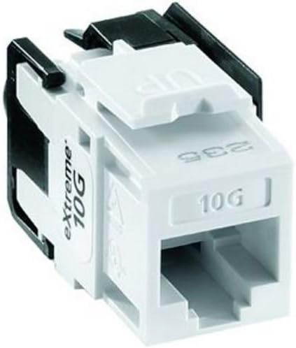 Leviton 61110-BL6 EXtreme Cat6 Quickport Jack 25PK - Blue - Nexlar E - Foto 8