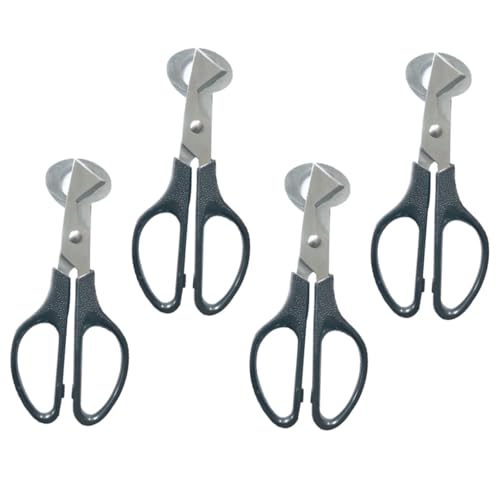 JECOMPRIS 4pcs Eggshell Cutters Creative Kitchen Egg Shears Tools for Quail Eggs Lightweight and Compact Slip Design for Easy Cutting