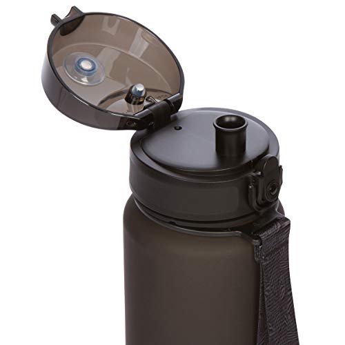 Brimma Premium Sports Water Bottle With Leak Proof Flip Top Lid - Eco Friendly & Bpa Free Tritan Plastic - Must Have For The Gym, Yoga, Running, Outdoors, Cycling, And Camping #TOP1