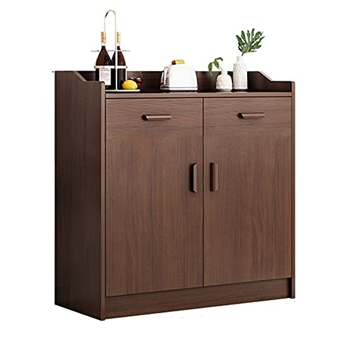QINJIE Aparador Moderno para Buffet, aparador de Madera Maciza, para Comedor, Cocina, Comedor, Sala de Estar, Entrada, credenza,A