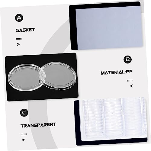 Set de cajas para monedas con protección y diseño transparente miniatura 5